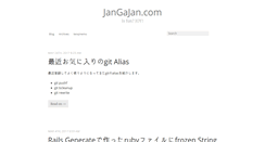 Desktop Screenshot of jangajan.com